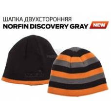 Шапка Norfin Discovery Gray двухсторонняя